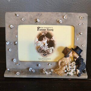 Vintage Kim Anderson “Forever Young” 4x6 Picture Frame Figurine #7883